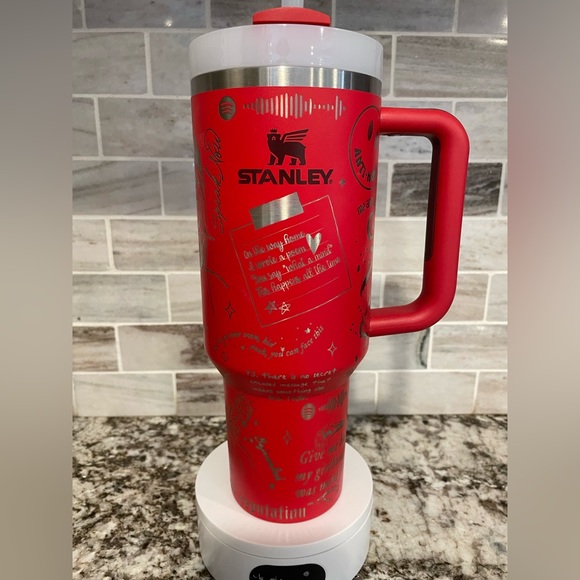 Taylor Swift Stanley Tumbler cup Rose Quartz 40 oz NEW laser engraved pick color - Picture 13 of 15